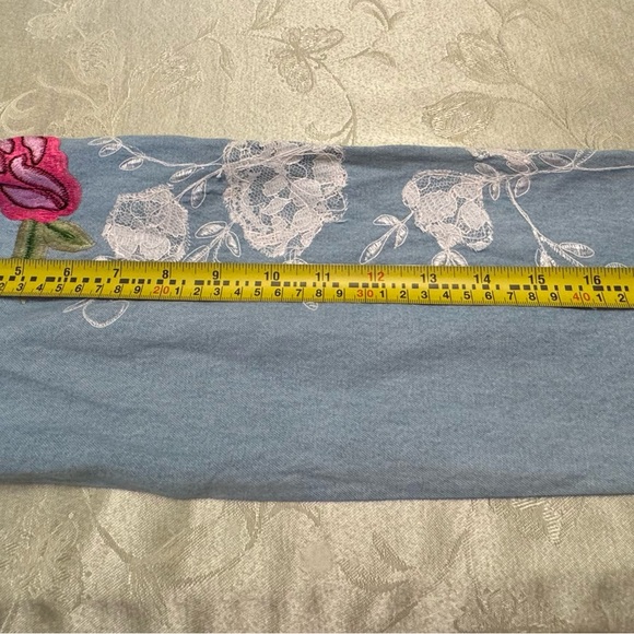 Vintage Drapers +Damon’s button up jacket embroidered lace/floral Size SMALL - Picture 13 of 14